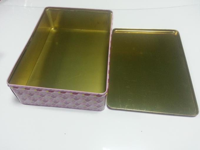 Download Painted Metal Square Tin Cookie Containers For Food Storage Yellowimages Mockups