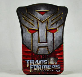 China Mini Embossed Tin Can Custom Design Accepted Transformer Shield Box supplier