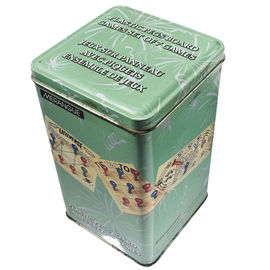 China Metal Tinplate Empty Gift Tins For Tea / Spices/Cookie ,The Height Can Be Adjusted supplier