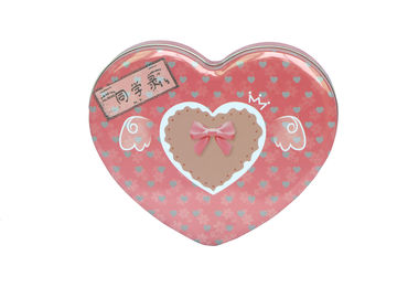 China Heart Shape Chocolate Tin Box, Small Tin Case ,Metal Tin Can ,Tin Container supplier