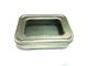 Small Silver Plain Mini Tin Can With PVC Clear Window On The Lid supplier