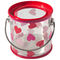 Plastic Tin Candy Containers PVC Tin Box With Transparent Body / Food Storage supplier