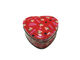 Heart Shaped Chocolate Tin Box Tinplate Containers For Food Packaging supplier