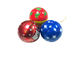 Blue Metal Mini Tin Cans Ball Shaped Tin For Easter  , Very Popular In Western Countries supplier