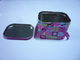 Portable Lunch Metal Tin Box Two Handles Pink Thickness 0.23mm supplier