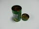 Green Round Tinplate Metal Tin Container For Food Packaging supplier