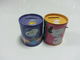 Tinplate Tin Coin Box / Cylindroid Metal Tin Container For Money Saving supplier
