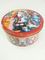 Christmas Cookie Tin Storage Containers , Food Storage Cylindroid Small Tin Boxes supplier