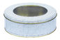 Promotional Round Tin Cans , Metal Boxes ,Tin Cases With PVC Clear Window supplier