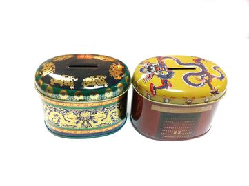 tin coin box on