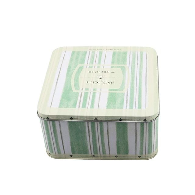 Nestle Cookie Tin Metal Boxes With Lids Yellow Spot Color Small