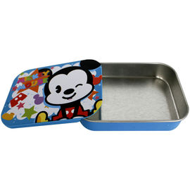 China Slide Tin Candy Container Milky Mouse Box , 2 Pieces Of Tinplates Can supplier