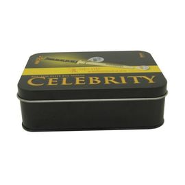 China Custom Printed Pormotional Tin Cans For Celebrity Gift Packaging UV Coating supplier