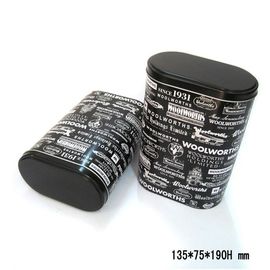 China New Style White And Black Tin Candy Containers / Small Tin Containers ISO90001:2008 supplier