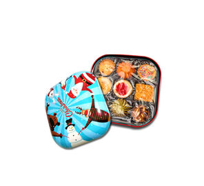 China Colorful Candy Tin Containers With Small Dimension And Xmas Style , 0.23mm Thickness supplier