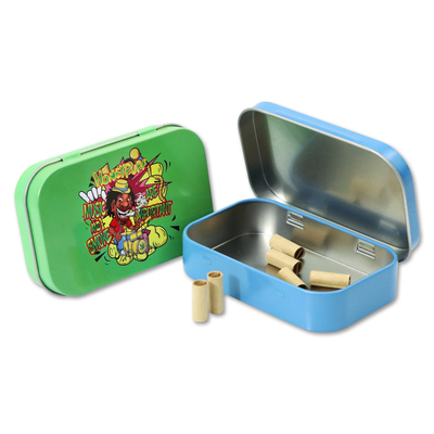 China Personalized Mint Tins with Logo Branded Tin Candy Box Vintage Tin Containers supplier