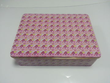 China Big Tin Plate Square Box With Cover ,Tin Case ,Metal Tin Can supplier