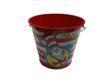 China Metal Tin Bucket With Handle supplier