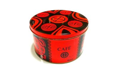 China Metal Tin Tea Canisters , Coffe / Spices / Cake Tinplate Containers supplier