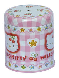 China Hello Kitty Candy Tin Container ,Sweet Tin /  Metal Box With CYMK Printing ,Metal Case supplier