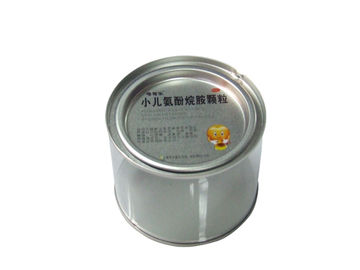 China Recyclable Food Grade Tin Containers Boxes With PET Window On The Body supplier
