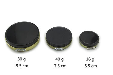 Round Metal Storage Containers Shoe Polish Tin With Different Versions supplier