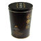 Golden Food Grade Tea Tin Containers With Lid , Dia 65 x 75mm supplier