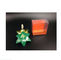 Star Shape Empty Gift Tins Box With Different Base Color Printed And Ribbon supplier