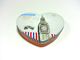 Popular Chocolate Tin Box Tinplate Containers ,Silver Color Inside ,Heart Shape supplier