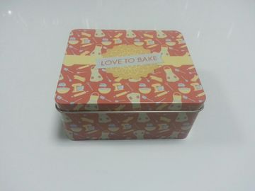 Eco-friendly Tin Cookie Containers And Food Packaging Box With Different Designs supplier