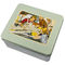 Square Lid Tin Cookie Containers supplier