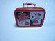 Colorful Cartoon Metal Tin Lunch Box , 112 x 82 x 25mm Tin Storage Container supplier