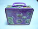 Colorful Metal Tin Lunch Box , Tinplate Cover Hinge Square Tin Box supplier