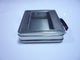 Plain Clear Window Metal Tin Boxes Food / Fruit / Lunch With Lid supplier