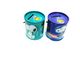 Tinplate Tin Coin Box / Cylindroid Metal Tin Container For Money Saving supplier