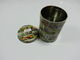 Printed Tinplate Round Food Tin Canister For Popcorn / Spices Storage supplier