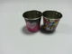Cute Painted Metal Tin Bucket With Handle For Spices / Popcorn supplier