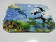 415x310x15hmm Painted Painted Metal Tin Serving Trays For Cake / Fruit supplier