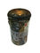 Cylindroid Black Tin Tea Canisters For Coffe / Candy / Powder supplier