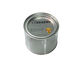 Recyclable Food Grade Tin Containers Boxes With PET Window On The Body supplier