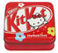 Hello Kitty Tin Candy Containers ,Blank Inside And CYMK Outside ,Square Tin Can supplier
