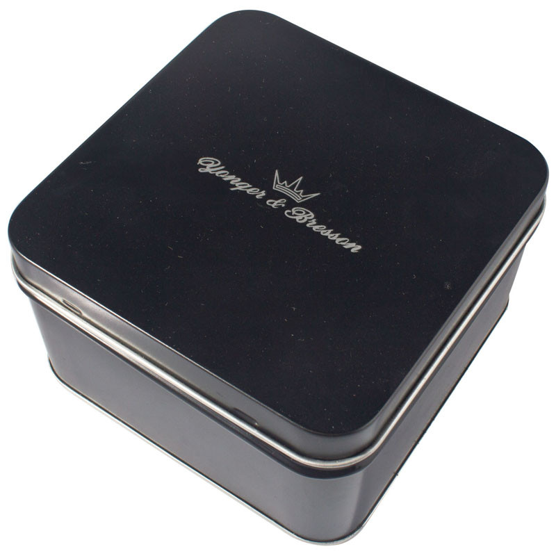 Empty Gift Tin With Black Color Printed ,Watch Packaging Box ,Looks ...
