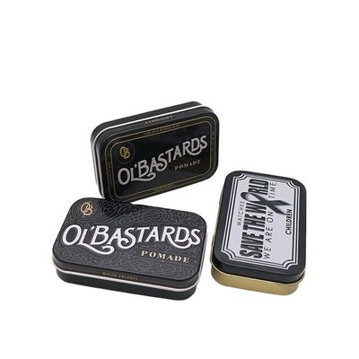 Rectangular Tin Container 4C Offset Printed Metal Tin Packaging Candy Tin Can of All Sizes