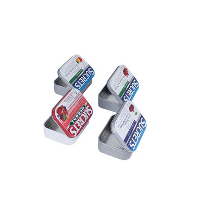 Rectangular Metal Tins for sale Custom Storage Tin with Lid Wholesale Candy Tin Containers